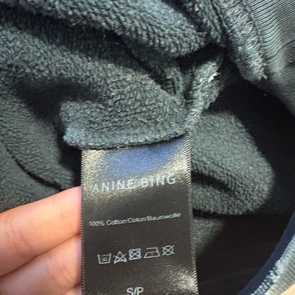 Anine Bing Charcoal Crewneck Sweater - Picture 3 of 3